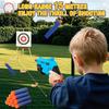 Non-Toxic Kids Outdoor Manual Foam Dart Blaster Gun With Dual Handles Safe Ammo Soft Bullet Multi Colors For Children
