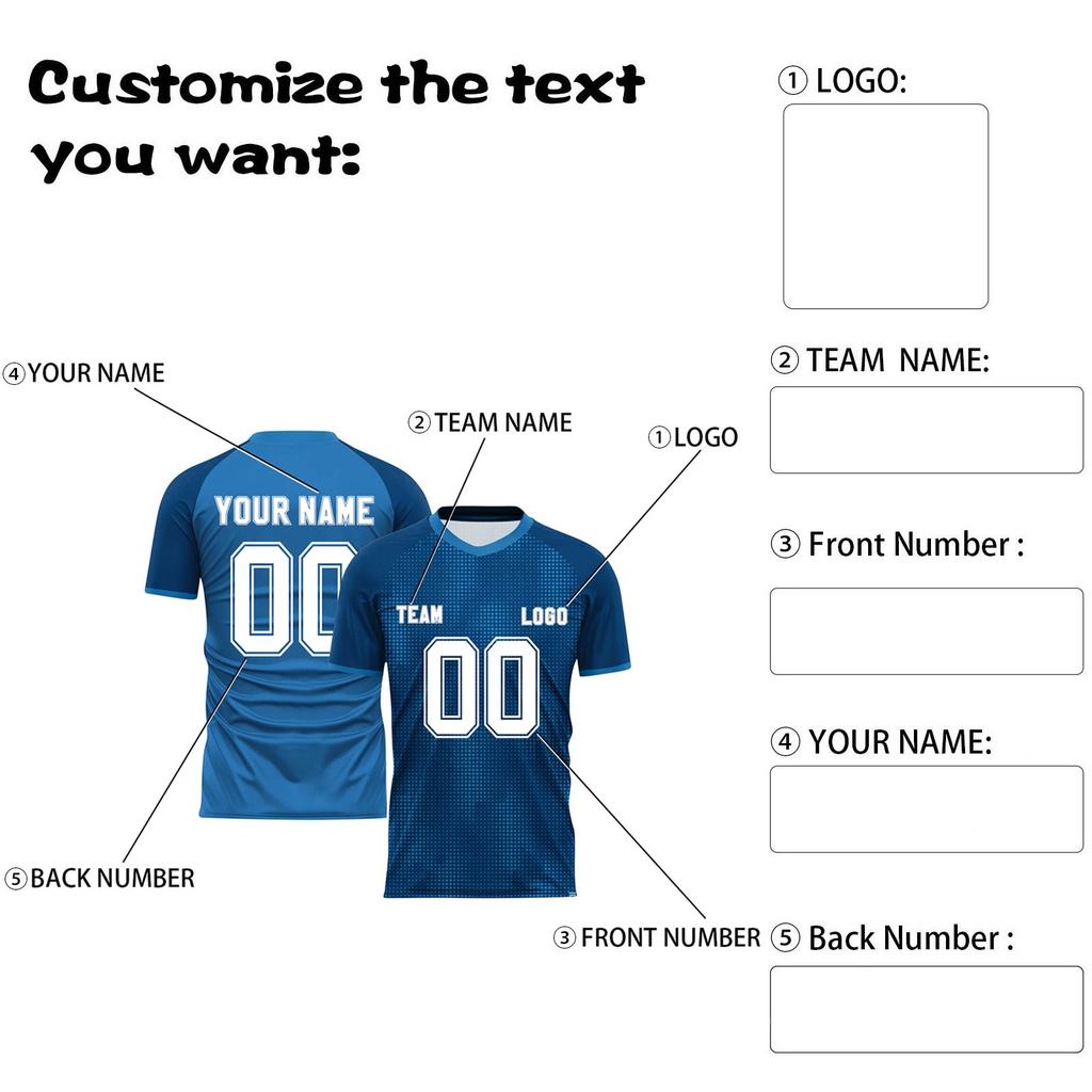 Basic DIY Soccer Top for Men - Blank Customizable Uniform