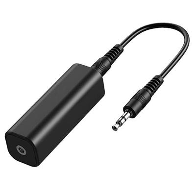 Kriccekal 1 sztuka kabel głośnikowy 3,5 mm Aux Audio Filtr szumów Izolacja szumów audio Czarny Samochodowy system audio Stereo domowe