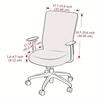1PC Armchair Cover Rotating Gaming Seat Case Elastic Computer Office Chair Cover Universal Soft Protector Splicover New