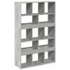 VidaXL Bibliothèque gris béton 100x33x156,5 cm bois d'ingénierie 3309369