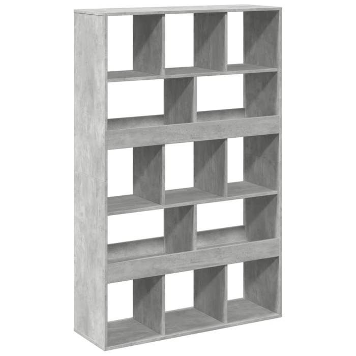 VidaXL Bibliothèque gris béton 100x33x156,5 cm bois d'ingénierie 3309369