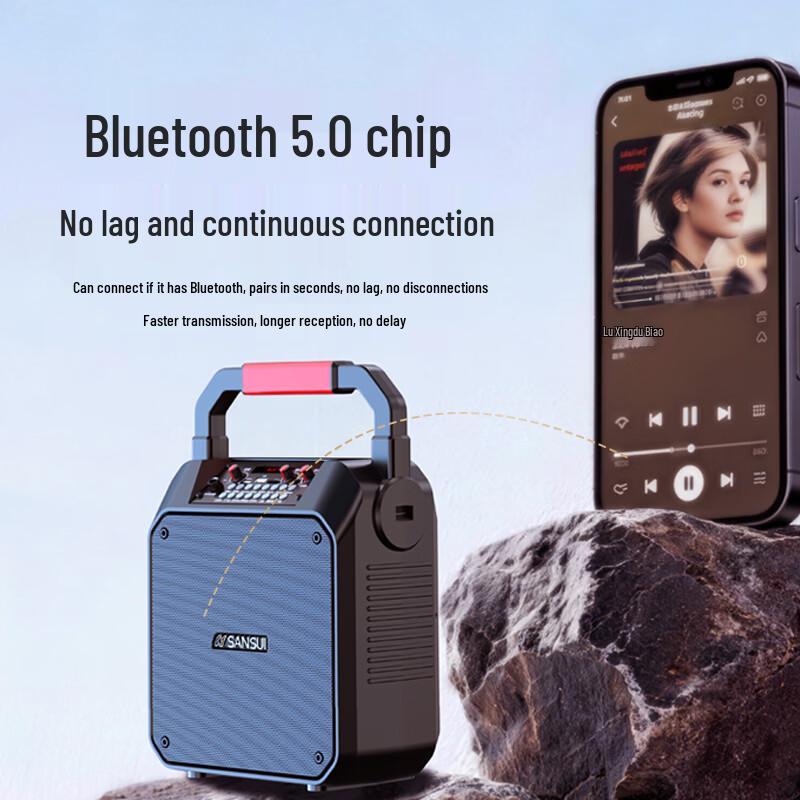 SANSUI SK10 Wireless Portable KTV Speaker (CN version)