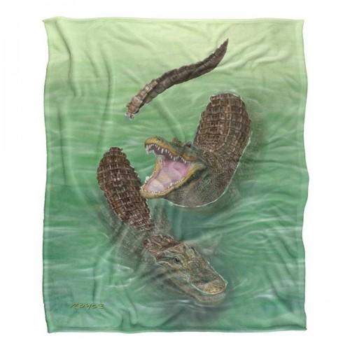 Royce McClure Silky Swamp Alligatoren Superweiche Decke