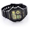 Casio Standard AE-1200WH-1B Men's Watch Black Resin Strap Water Resistant Analog Digital