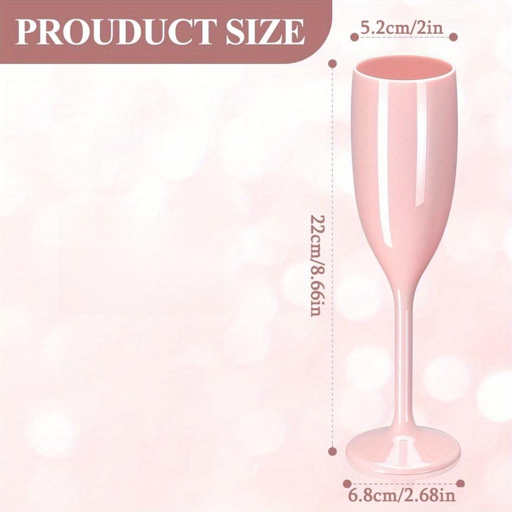 12pcs Champagne Flute Champagne Glasses Toasting Champagne Goblet Plastic Unbreakable Champagne Cups for Wedding Party Plastic Goblet Champagne Glass