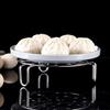 ZISIZ Stainless Steel 7-Hole Egg Steamer Rack Set