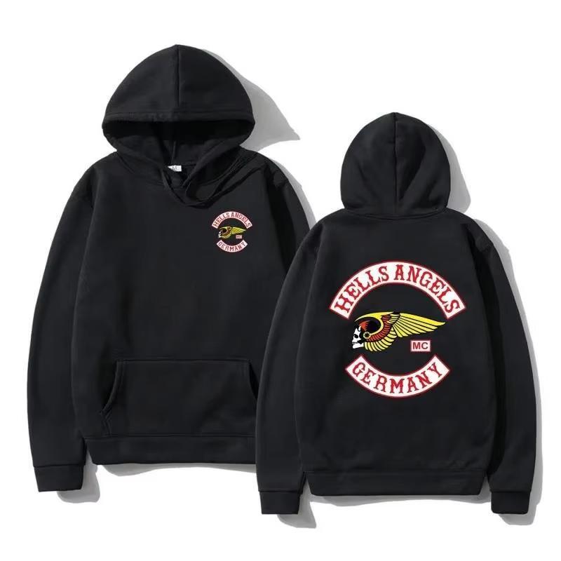 Hells Angels Brotherhood Motorclub Vintage Hoodie New Men Women Sweatshirt Unisex Streetwear Hip Hop Autumn Winter Tops Clothes