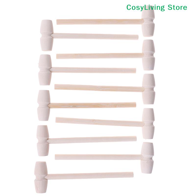 10Pcs Mini Replacement Wooden Hammer Ball Toy Pounder Wood Mallets Baby