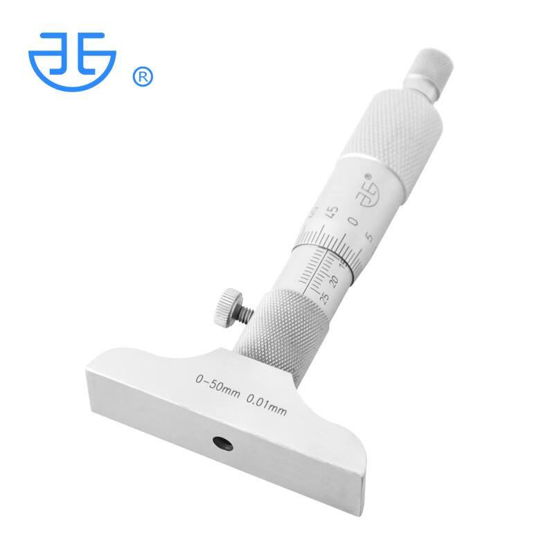 Depth Micrometer with Ball Anvil