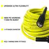 5-25m High Pressure Cleaning Machine Hose 5800PSI Kink Resistant Hose Car Washer Water Cleaning Extension Hose M22-pin 14/15