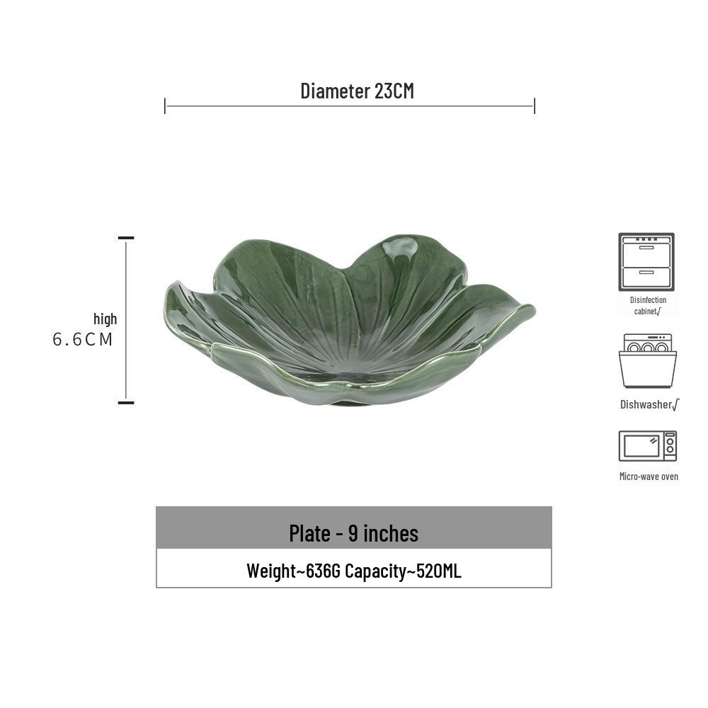 

Retro Ceramic Fruit and Candy Display Plate for Household or Restaurant Use