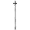 Garden Gate Black 85 X 125 Cm Powder Coated Steel