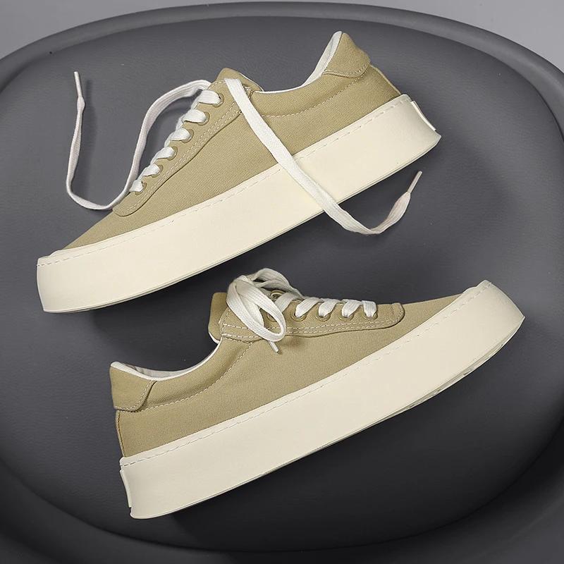 Herren-Sneakers Sport und Freizeit Frühling und Herbst Mode Skateboard-Schuhe für Herren Freizeitschuhe Belüftet Slipper Rutschfest