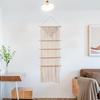 Macrame Bow Holder White for Decor Organizer Decorative Bohemian Ornament Hanging Hanger