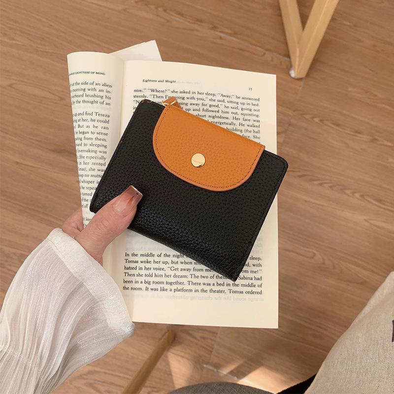 2025 New Women's Wallet Women's High-end Short Ins Women's Wallet Change Card Bag Wallet Multi-function
