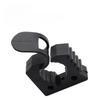 2pcs 30-40mm Quick-Release Clamp Mount Adjustable Diameter Convenient Rubber Clamp Grip Gear Holder Shovel Mount Bracket