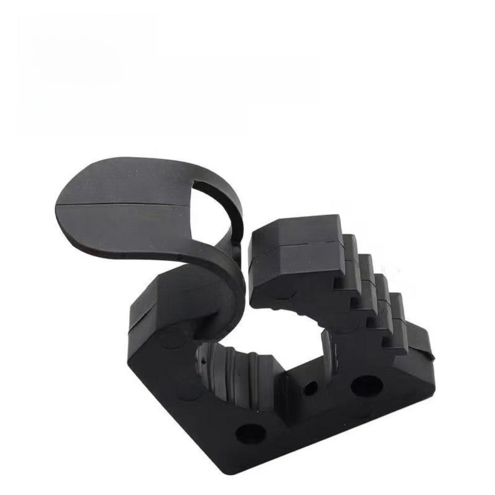 2pcs 30-40mm Quick-Release Clamp Mount Adjustable Diameter Convenient Rubber Clamp Grip Gear Holder Shovel Mount Bracket