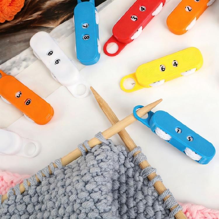 Professional Crochet Row Counter Plastic Designs for Craft Athletes and Educational Applications