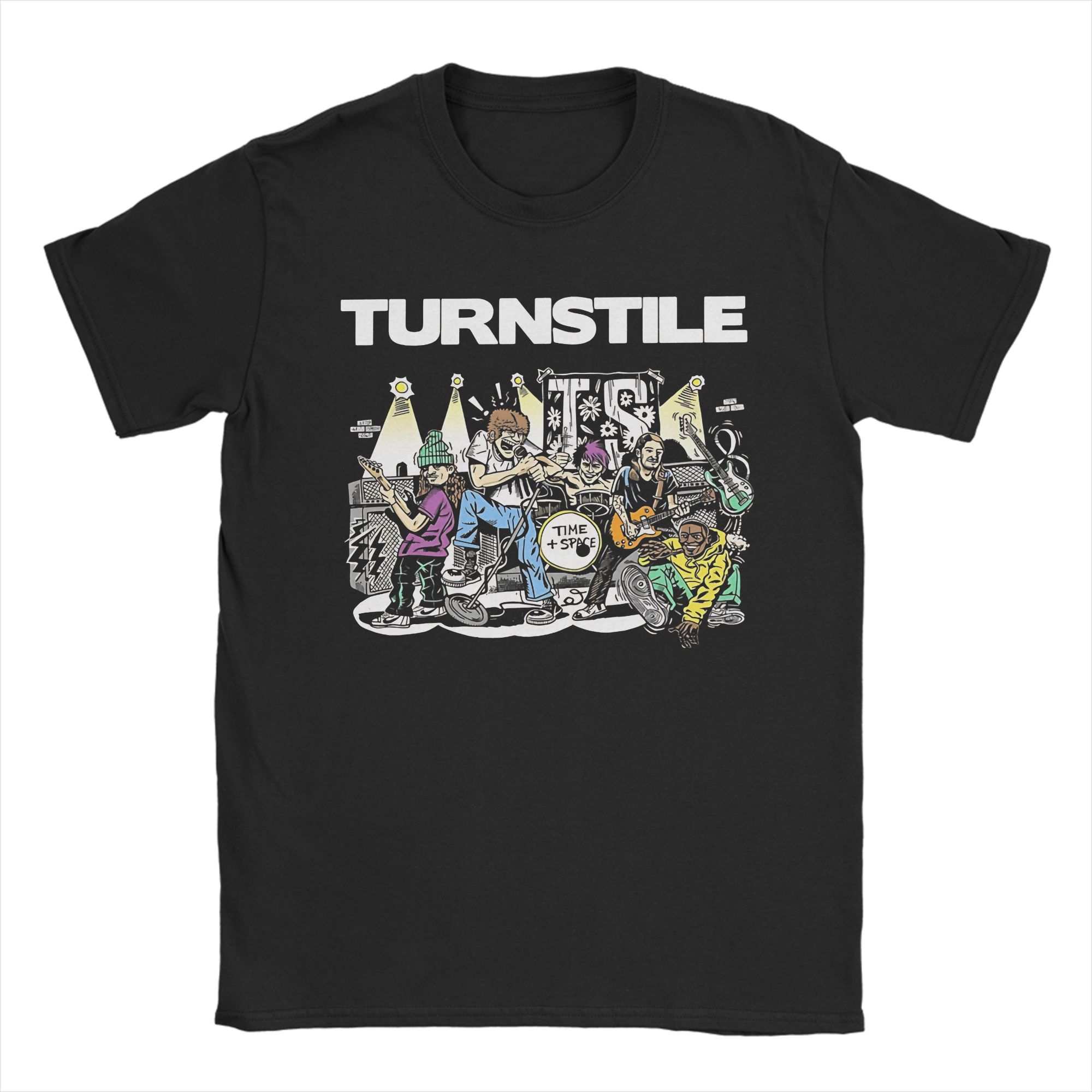 BenberFashion 2026 Turnstile Amerikaanse Hardcore Punk Band T-shirt voor Mannen Vrouwen Grafische T-shirts 100% Katoen Kleding 4XL
