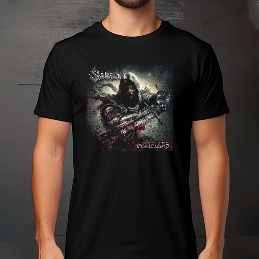 

Power Metal Band Creative - Fan s Crew Neck T - Shirt with Band Icon & War Elements & Entertainment Identity for Sabaton 4XL