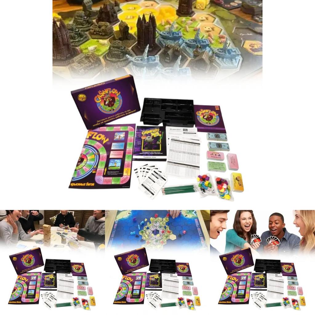 Cashflow Card Game Investment Financial For Family And Friends