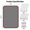 Black PVC Heat Insulation Sunshade for Ford Bronco Car Interiors