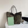 Women's Shoulder Bag Large Capacity Leopard Print Tote Bag