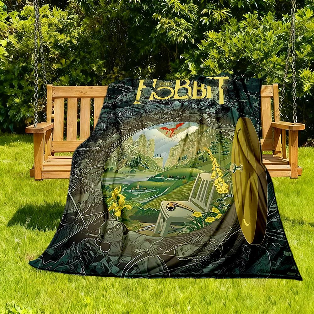 

1PC The Hobbit Outdoor Blanket Lightweight Flannel, Soft & Warm, All-Season Use for Sofa, Outdoor156 130x150cm