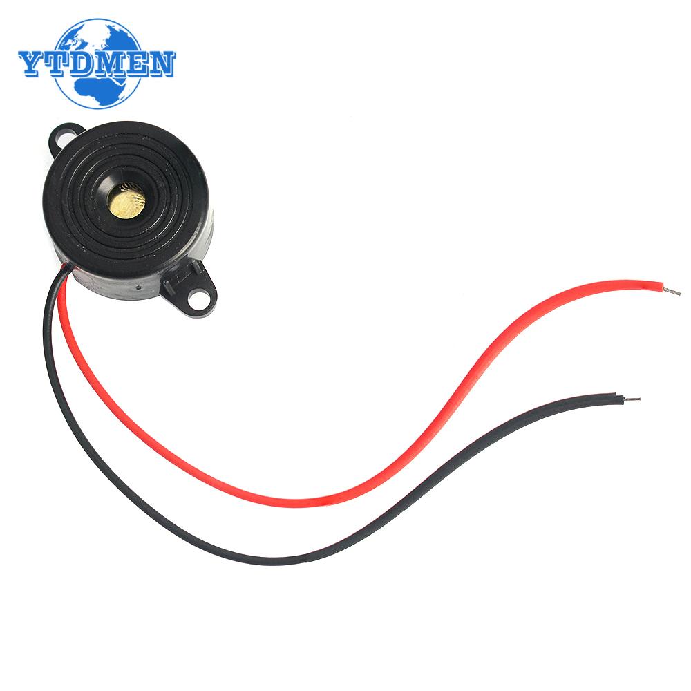 5PCS High Decibel Buzzer SFM-20B DC 3-24V Continuous Sound Buzzer 2312 Active Piezo Buzzers, for Arduino Car