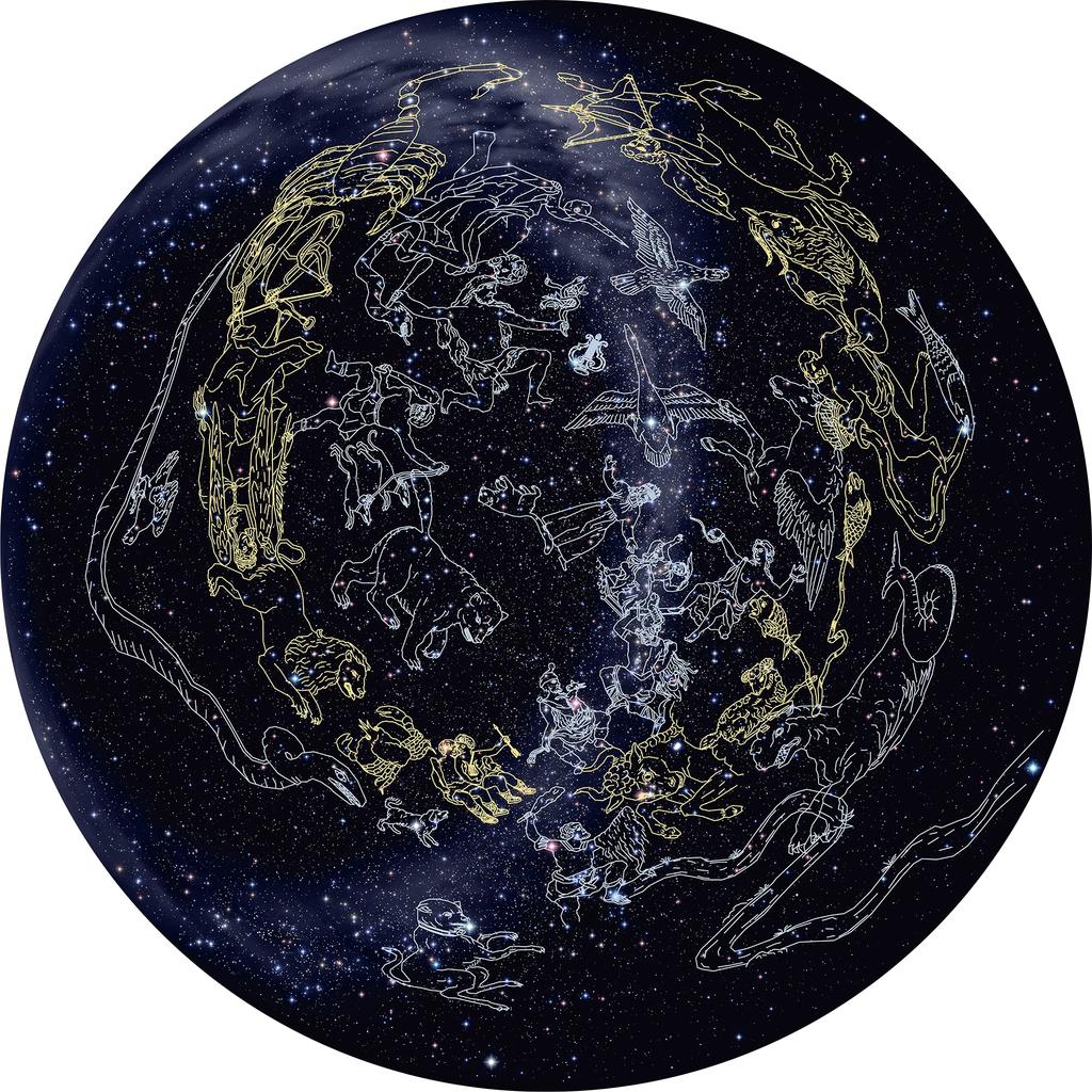 SEGA FAVE Home Planetarium Color Plate Software Hemisphere Constellation Produced by Takayuki Ohira "HOMESTAR Series" "Northern Pictures" PKG-77565D