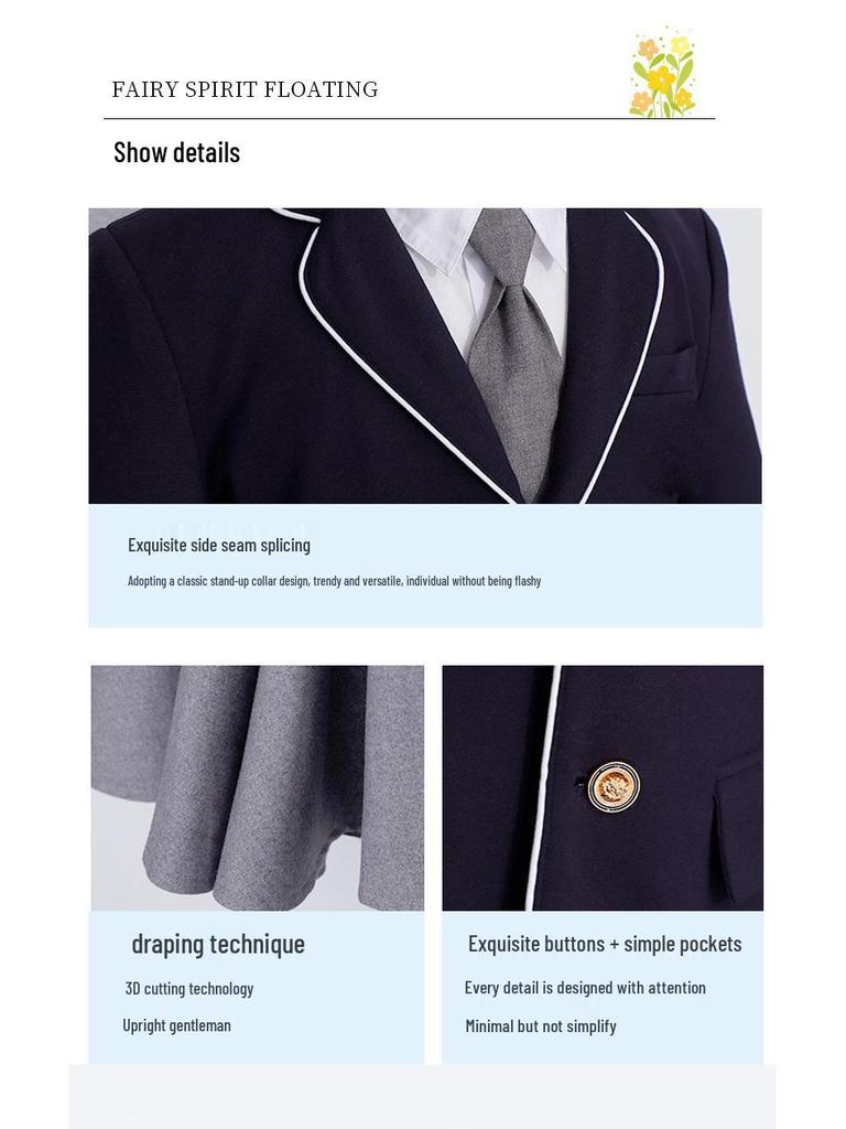 Gyermek Brit Stílusú Sportruházat Iskolai Egyenruha Óvodába és Általános Iskolába