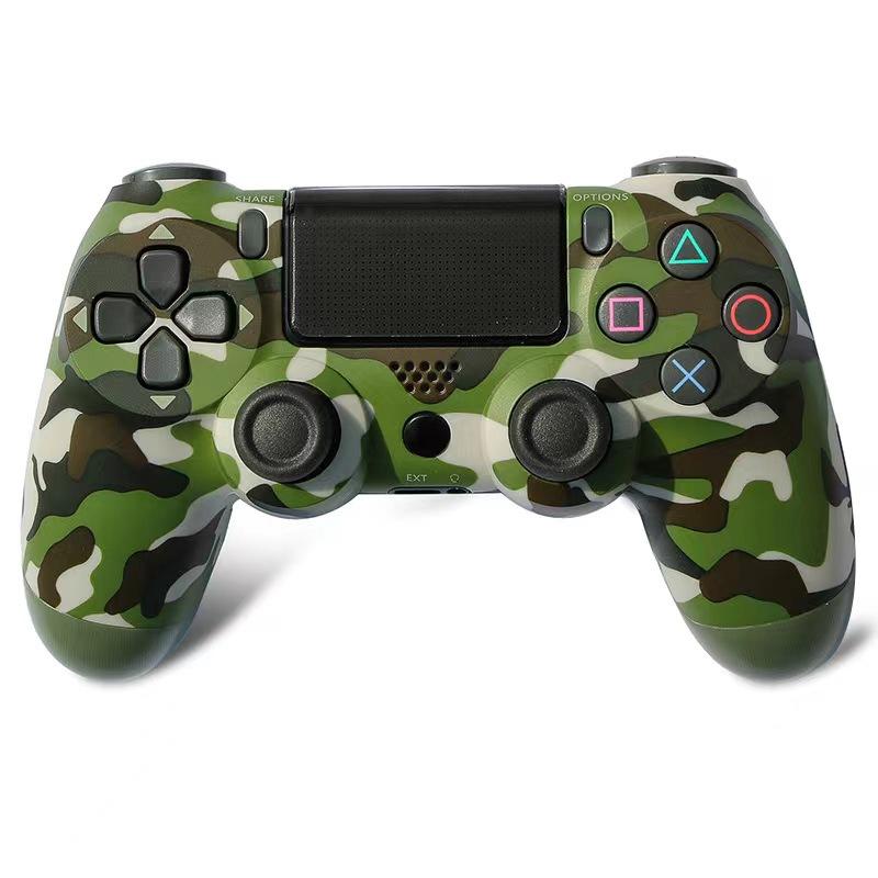Controller Wireless per PS4, Gamepad Bluetooth con Doppia Vibrazione, Design Ergonomico, Compatibile con PC