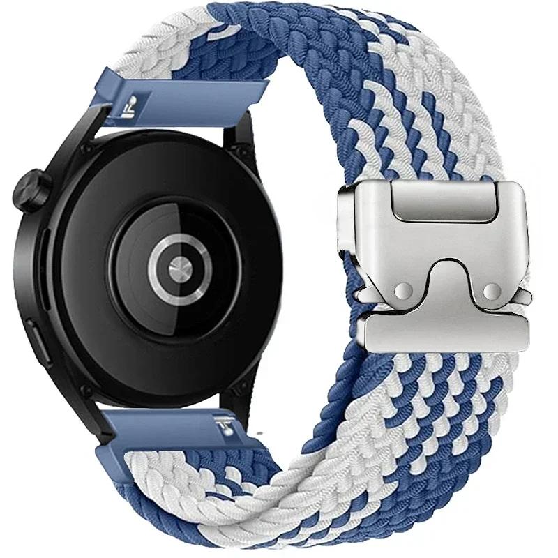 Braided Solo Loop Bracelet For Huawei Watch GT5/4/3Pro 46mm 4/3 Pro Huawei Ultimate Band For Amazfit Balance GTR 4/3/2 47mm