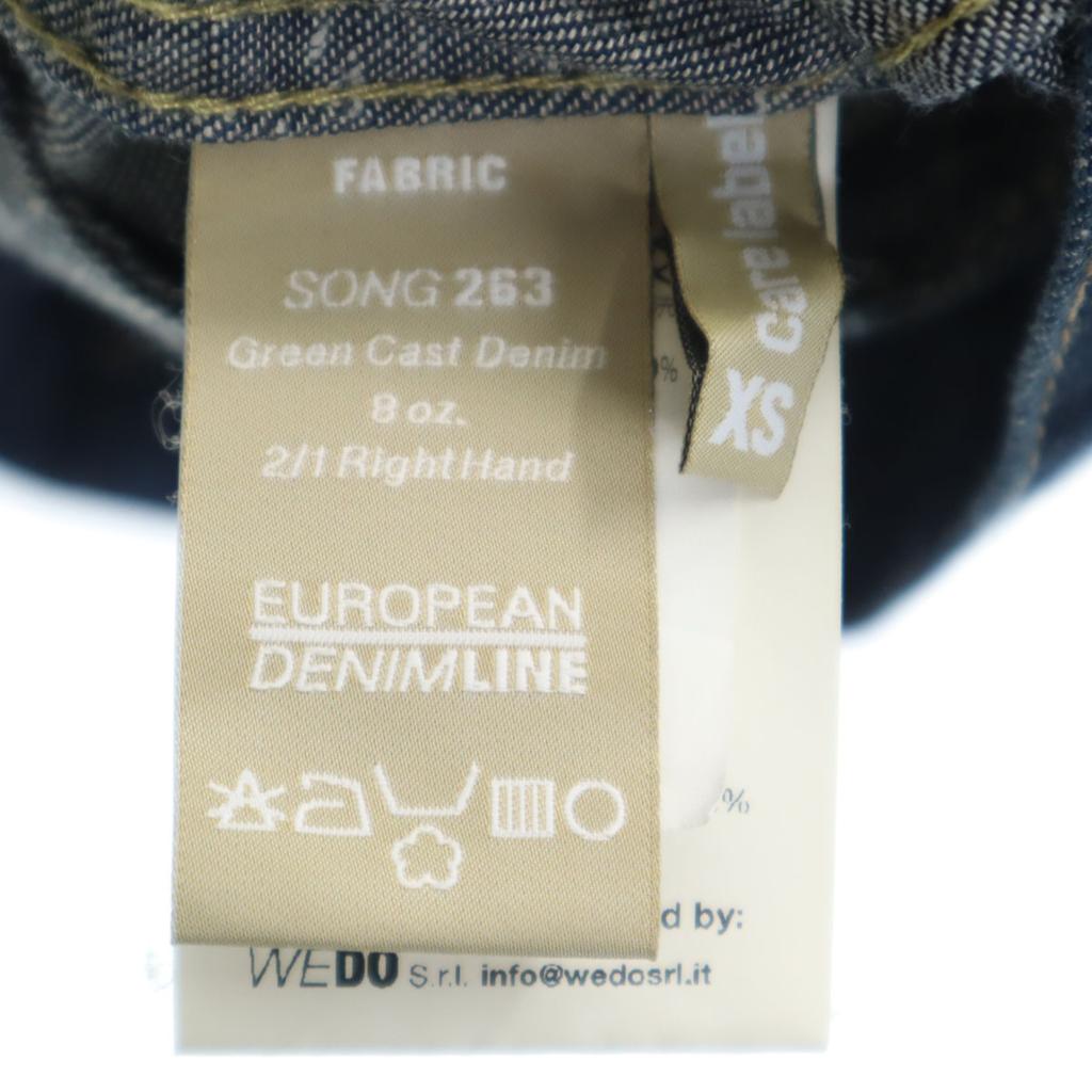 CARE LABEL made in Italy Denim Jacket XS Indigo Denim jacket trucker Men's Used