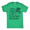 Lucky Irish Charm T-Shirt: Ireland Drinking Tee