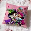 anime Teen Titans Go Cushion Cover Premium Comfort Reversible Pillow Cove -Two in One Design for Any Room & Car Interior