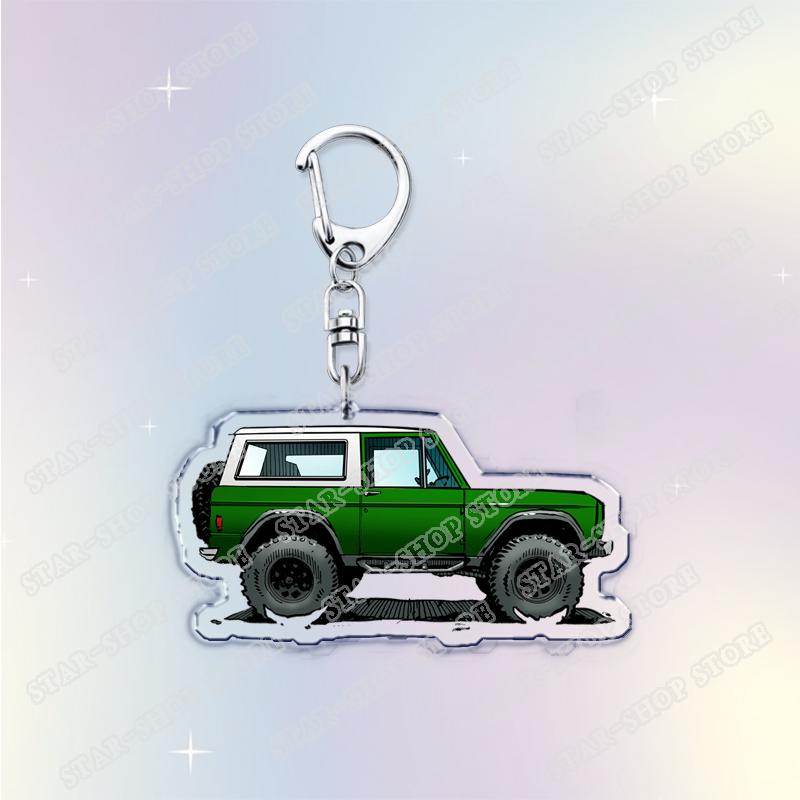 Vintage Classic Old Truck Keychains for Accessories Jewelry Retro Vector Car Keyrings Fans Friends Gifts