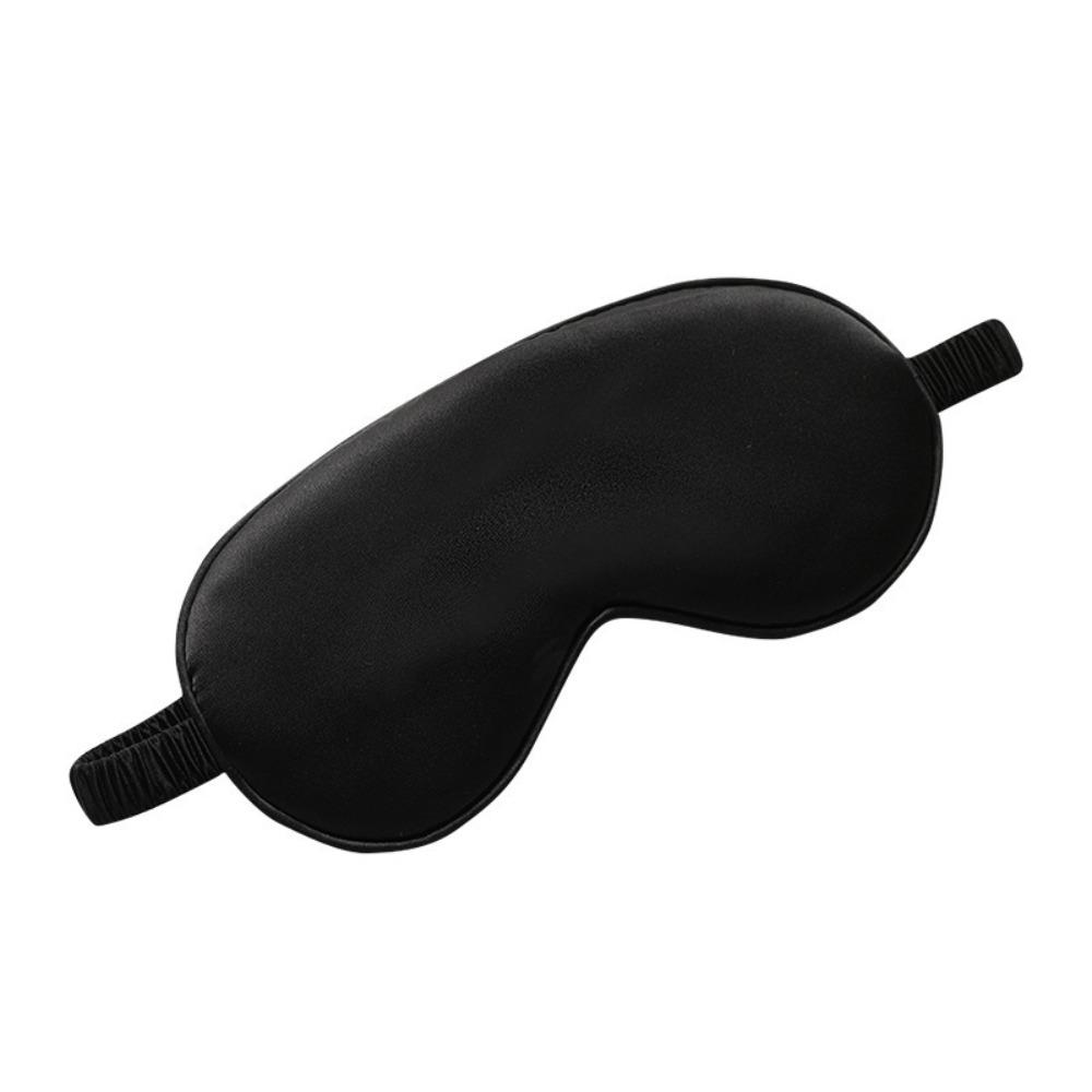 Breathable Sleep Mask Polyester Breathable Eye Mask Simulation Silk Eye Mask Travel Use