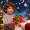 Christmas Gift Surprise Mechanism Box Model Building Block DIY Elk Snowman Bricks Ornament Toys for Children Adult