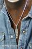 [STERLING SILVER 925] Indian Feather Silver Native American Pendant for Men and Women with Chain AMTHGNE-116