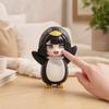 Jucărie Fetiță Pinguin Vorbitoare cu Clepsidră, Jucărie Fetiță Desen Animat cu Înregistrare Vocală, Figurină Fetiță Interactivă cu Efecte Sonore, Cadou pentru Fanii Jocurilor