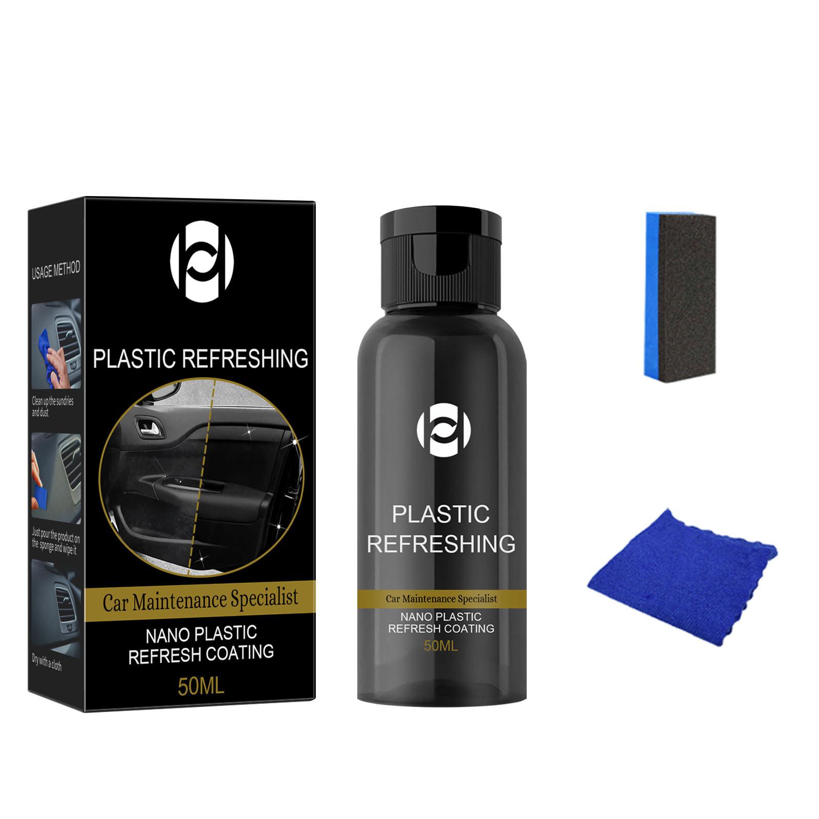 

Многофункциональный автомобильный пластиковый агент для обновления интерьера, антивозрастной 50 мл One Size