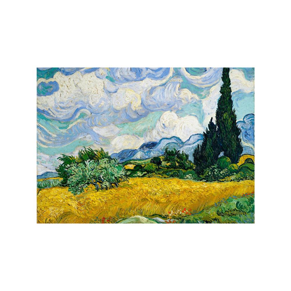 

DIY Van Gogh Diamond Painting 5D Full Mosaic Abstract Garden Almond Blossoms Starry Night Rhinestone Decor Home Round 20x30cm