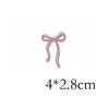 Colored Bow Tie Self-adhesive Embroidery Patch Decorative Clothing Backpack DIY Student Stationery Applique Scratch Patch