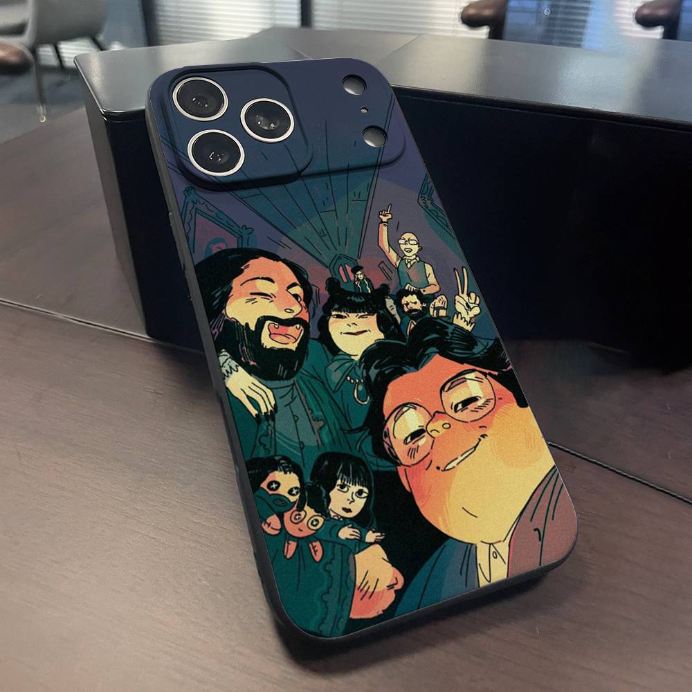 What We Do in the S-Shadows Phone Case For iPhone 17,16,15,14,13,12,11,Pro,Max,Plus,X,XS,SE4,E,Mini,Soft Black Case