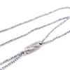 Les Trésors De Lily [I2674] - Silver 'Sissi' Designer Long Necklace