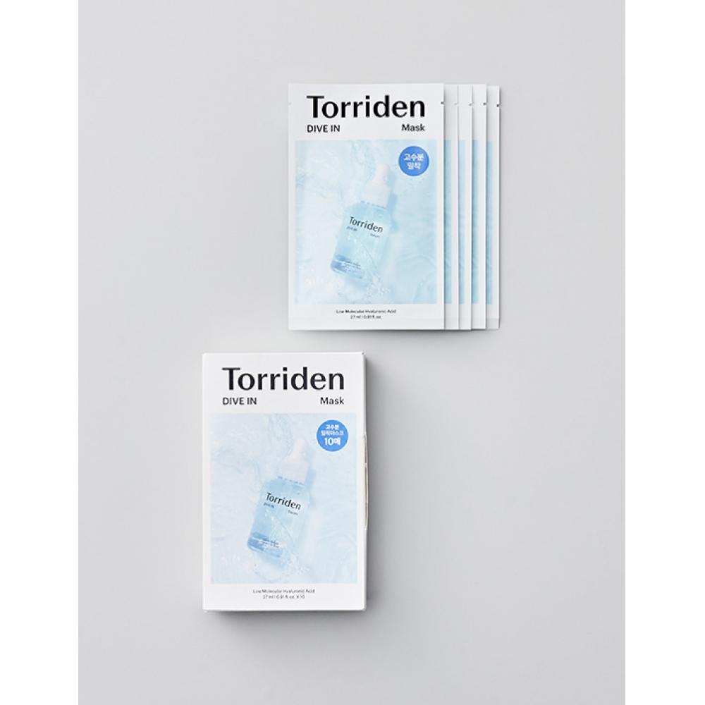 

Torriden Dive In Low Molecule Hyaluronic Acid Mask Pack 10 Sheets