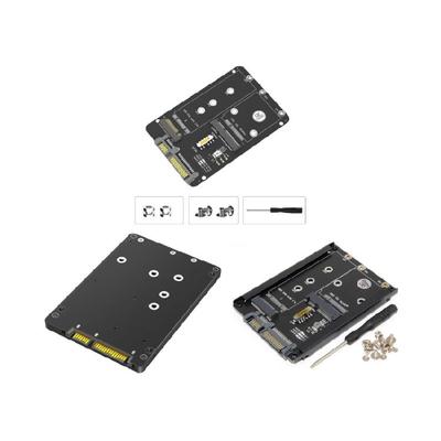 SATA3 6Gbps Solid Disk Adapter Card For 2.5in Enclosure Support M.2 mSATA Easy Installation Fast Transfer