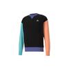 Graphic Crew Logo Printed Casual Sports Sweater Black Men's 531426-51